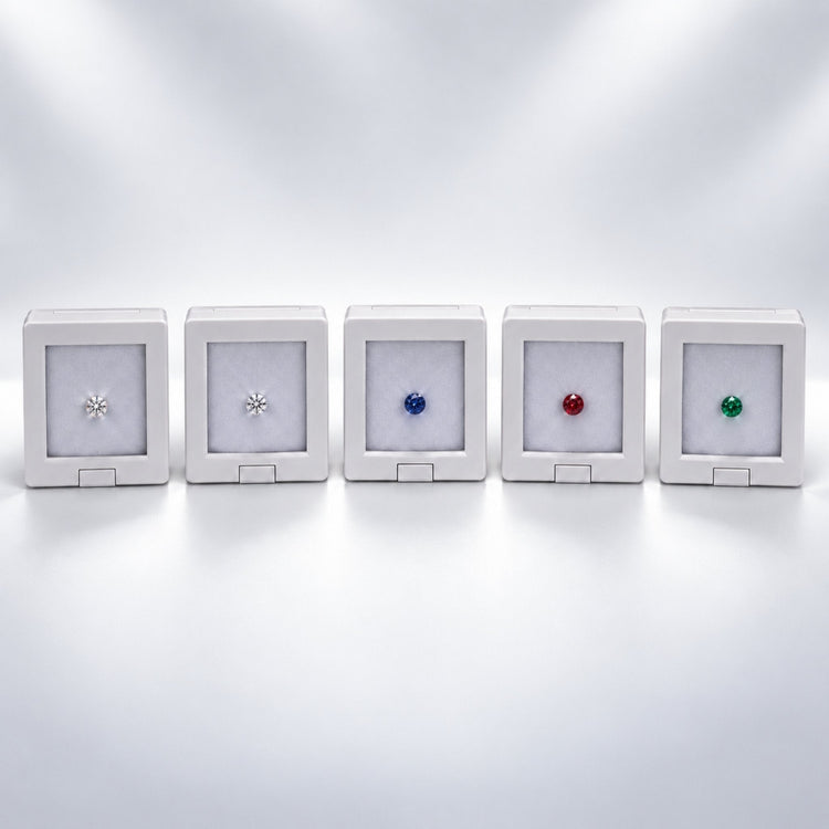 Gemstones with Display Cases