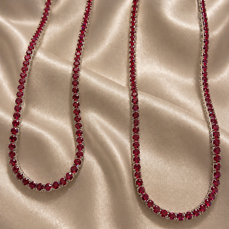 Women’s Ruby Necklaces