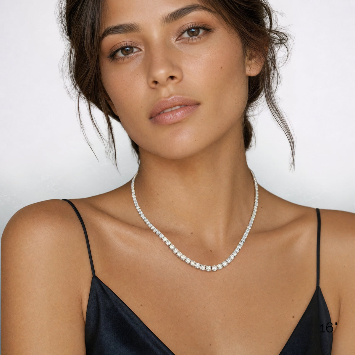 Aurora Statement Tennis Chain – 5mm Moissanite | 925 Sterling Silver