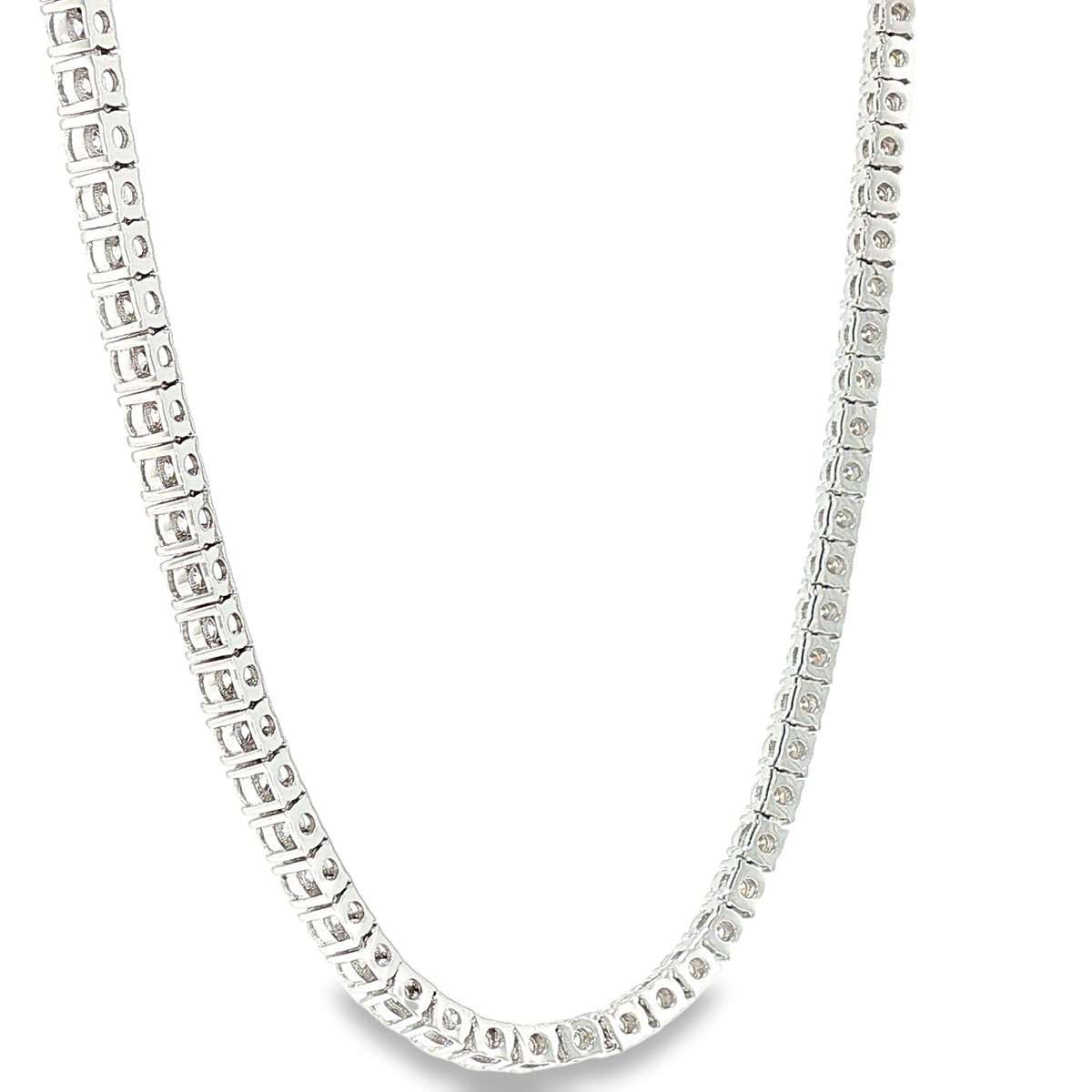 Cadena de Tenis Aurora Signature – Moissanita de 3 mm | Plata de Ley 925