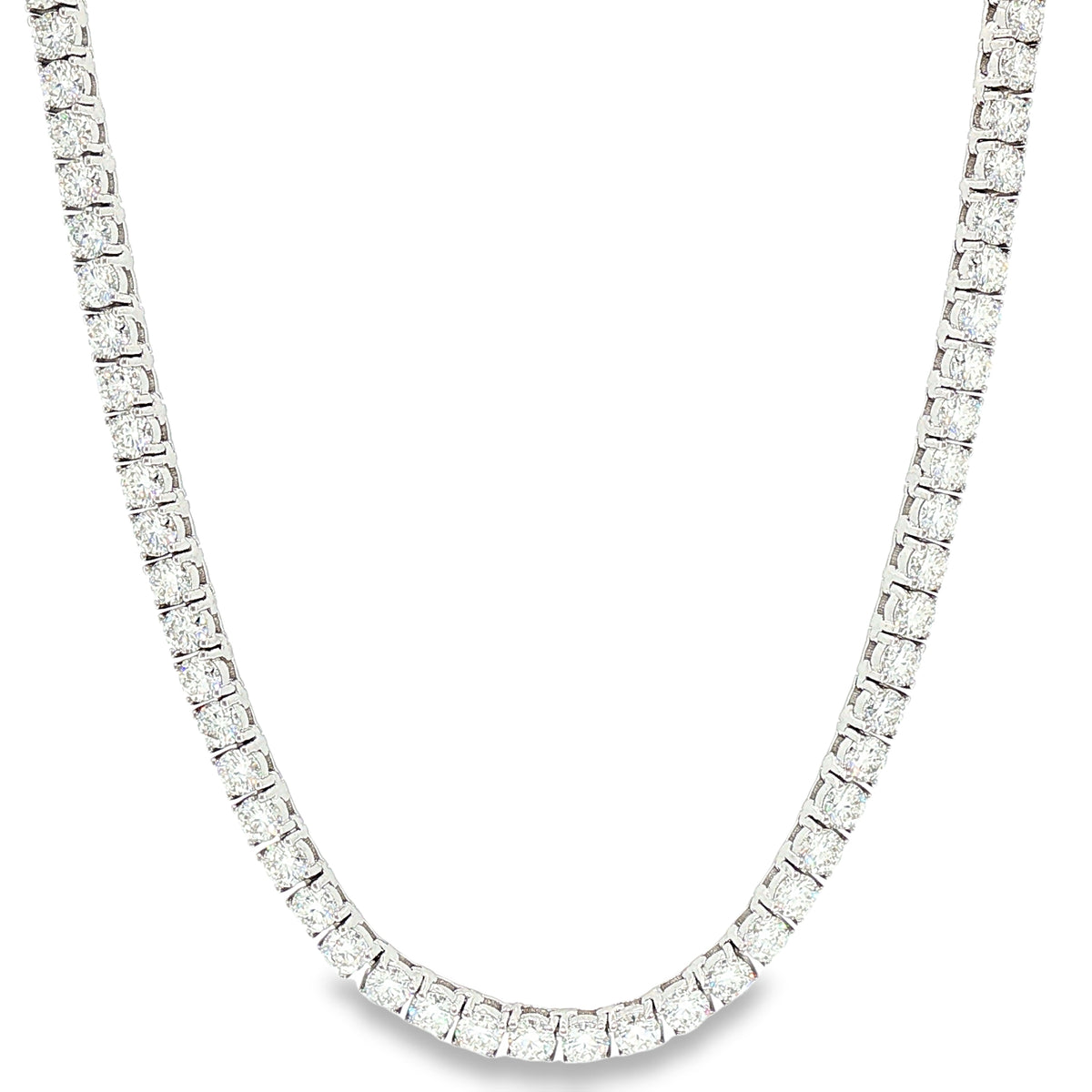 Cadena de Tenis Aurora Signature – Moissanita de 3 mm | Plata de Ley 925