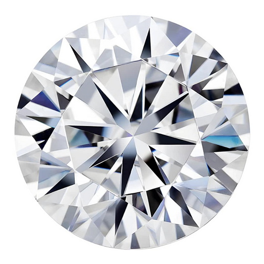 5mm Round Brilliant Moissanite with Display Case